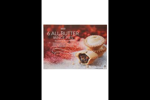 Marks & Spencer festive food offer includes classics such as all butter mince pies (£1.50).
